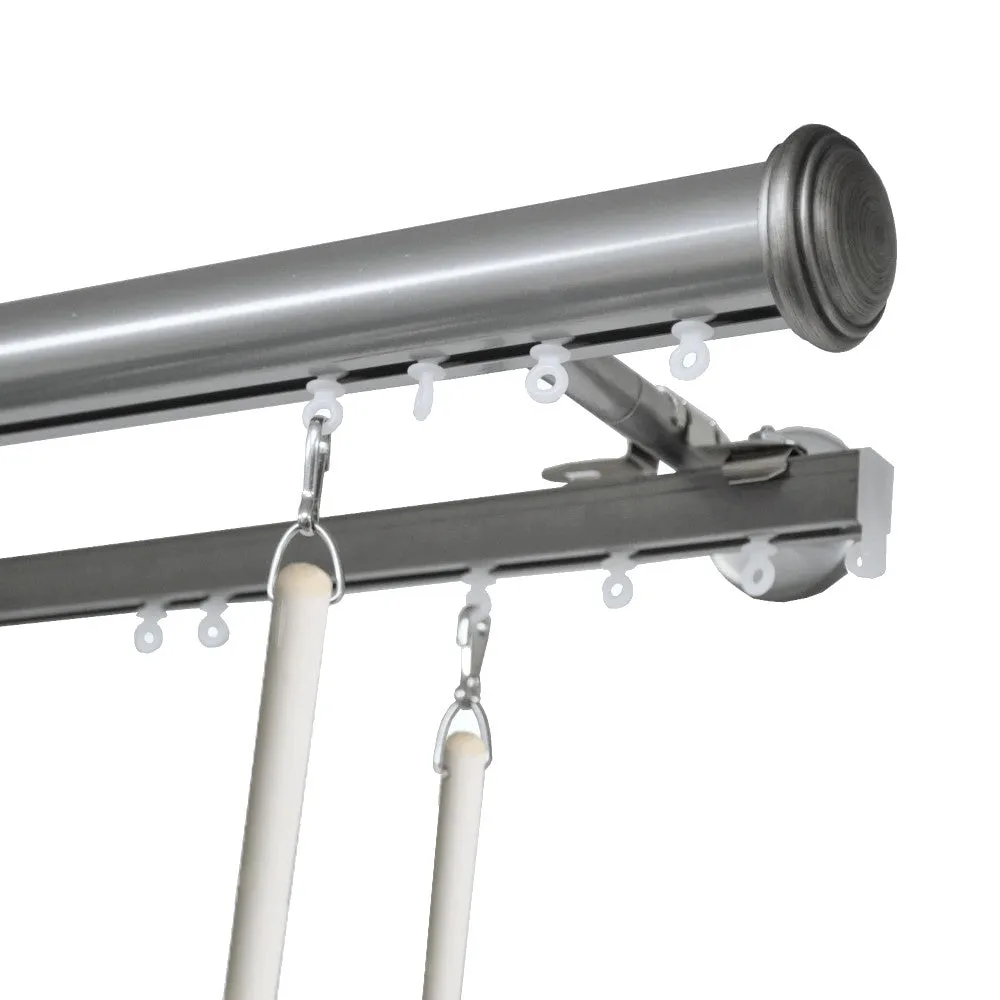 Tekno 40 Double Traverse Rod Set
