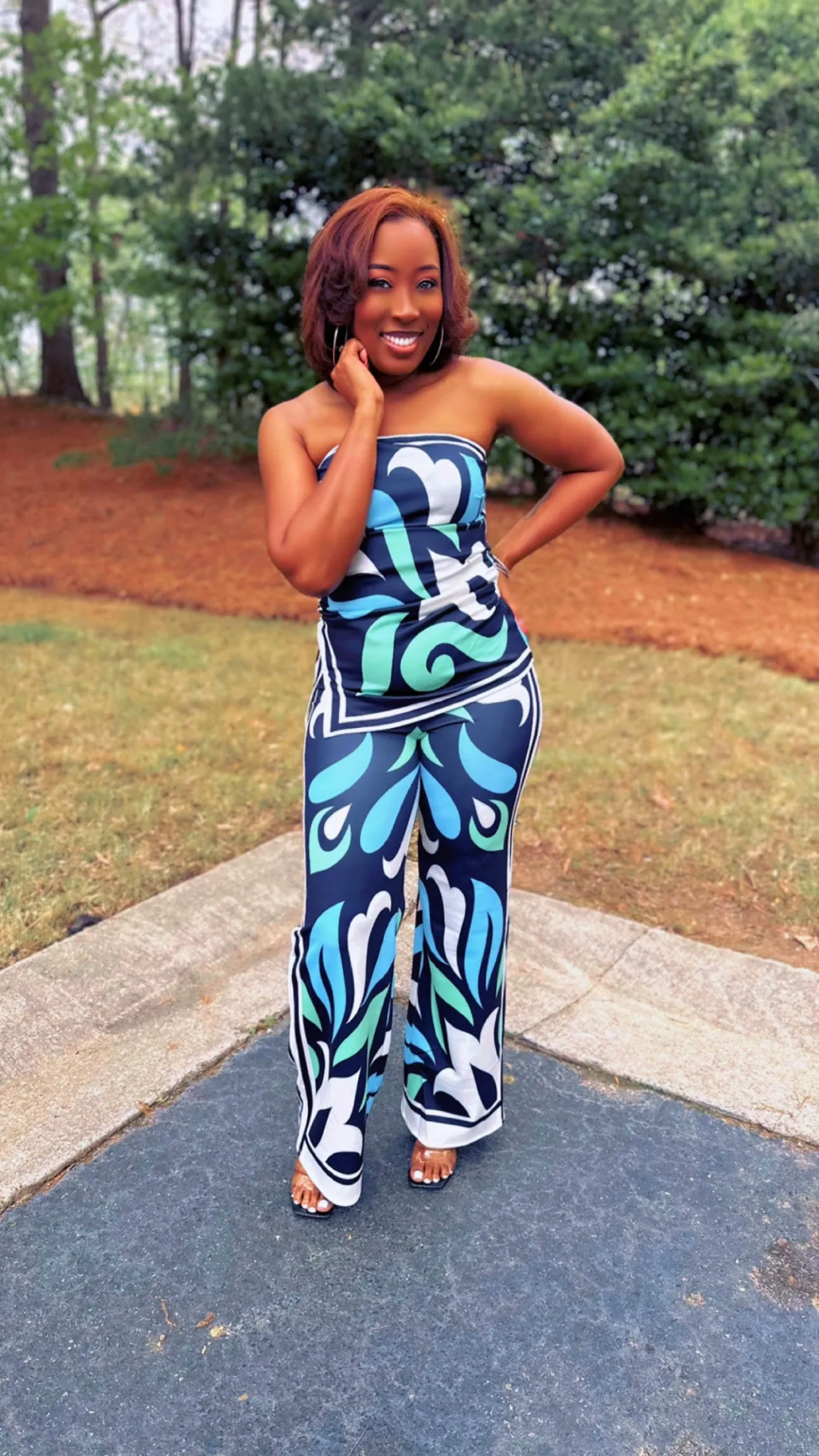 The "Gia" 2 Piece Pant Set