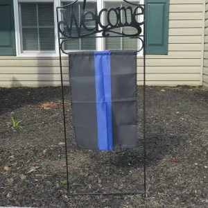 Thin Blue Line Garden Flag