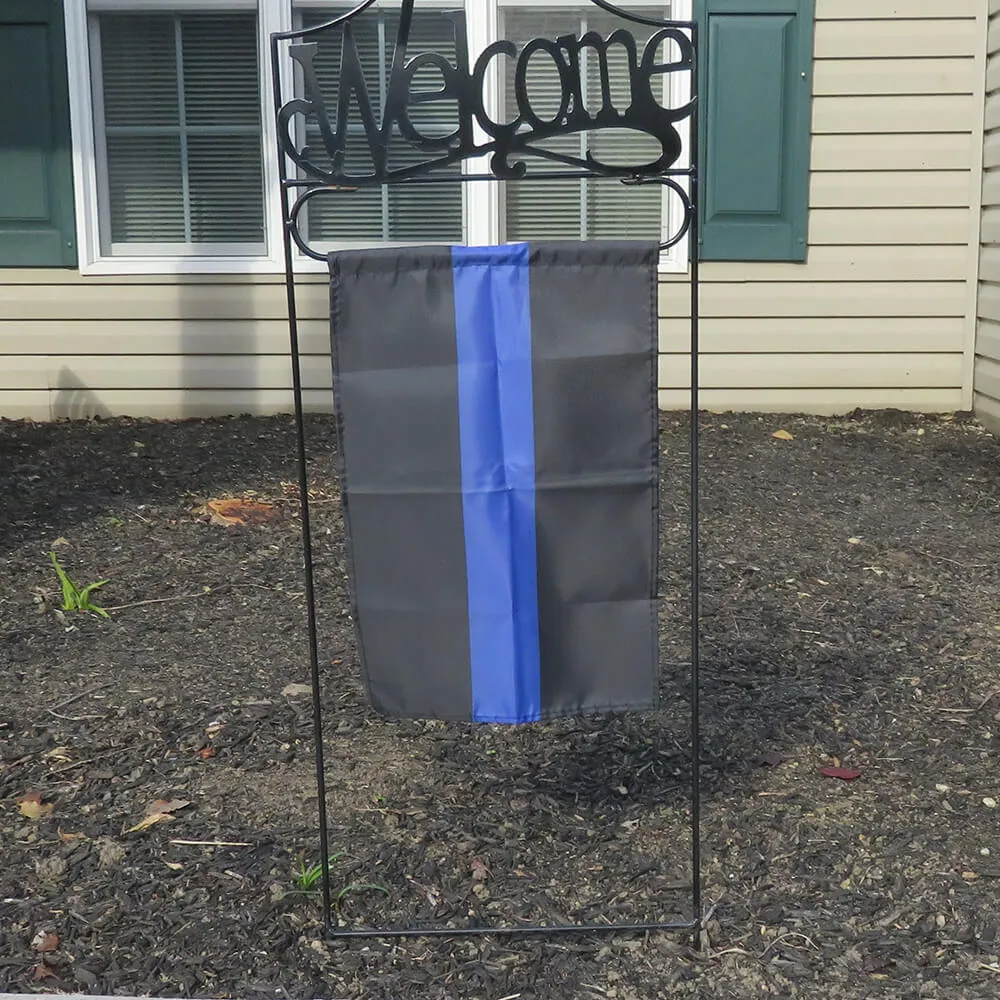 Thin Blue Line Garden Flag