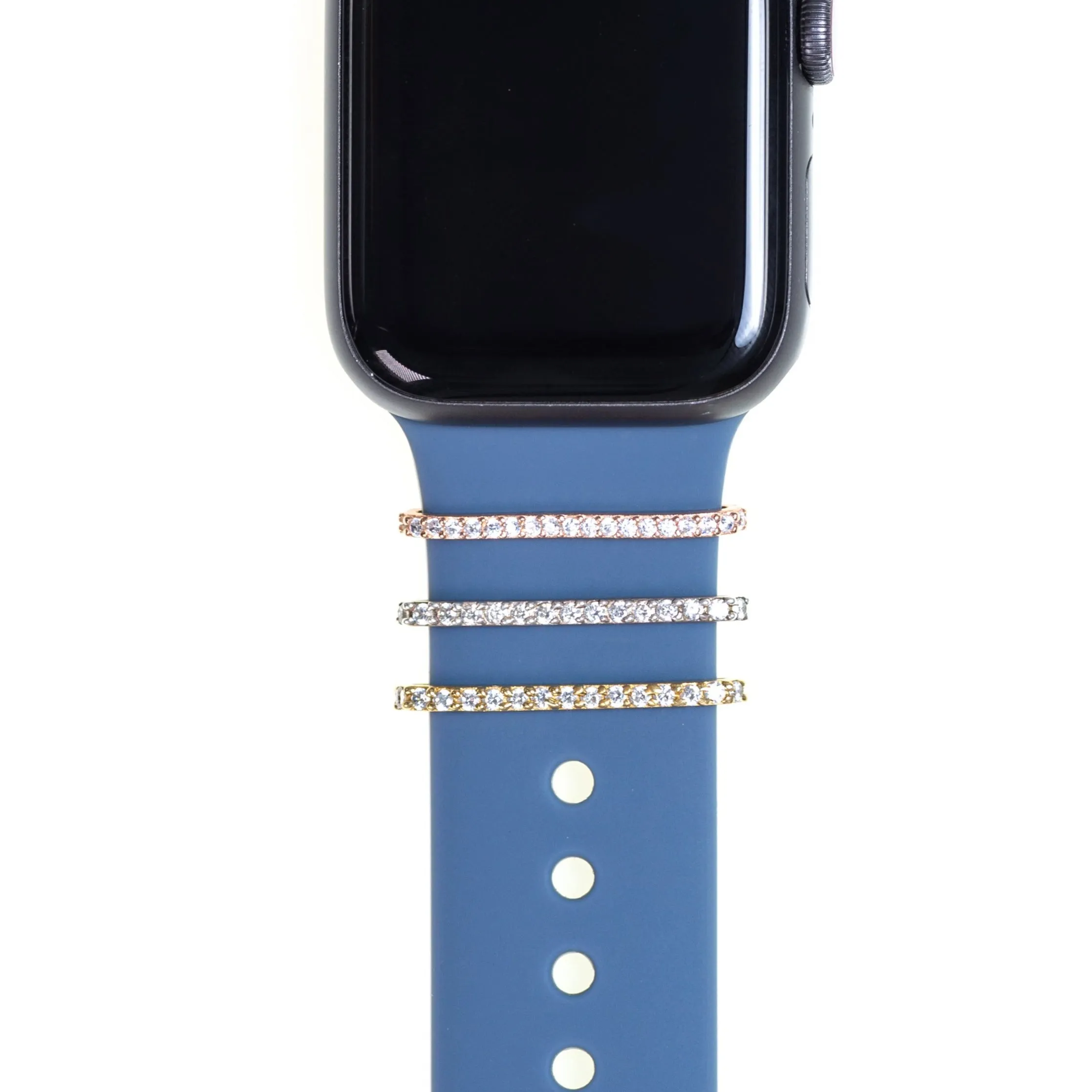 Thin with BirthStone Plate Ring • Apple Watch Band's Charm