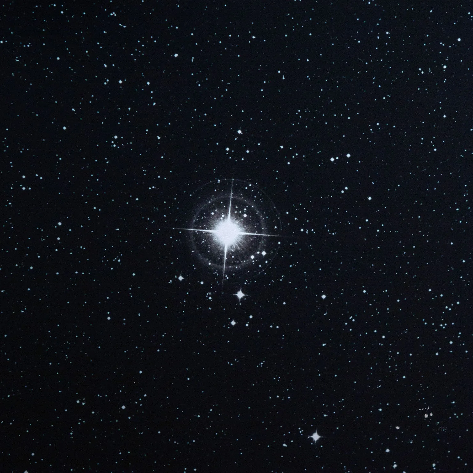 THOMAS RUFF "STAR 16H 08m/-25°" CHROMOGENIC PRINT, 1992