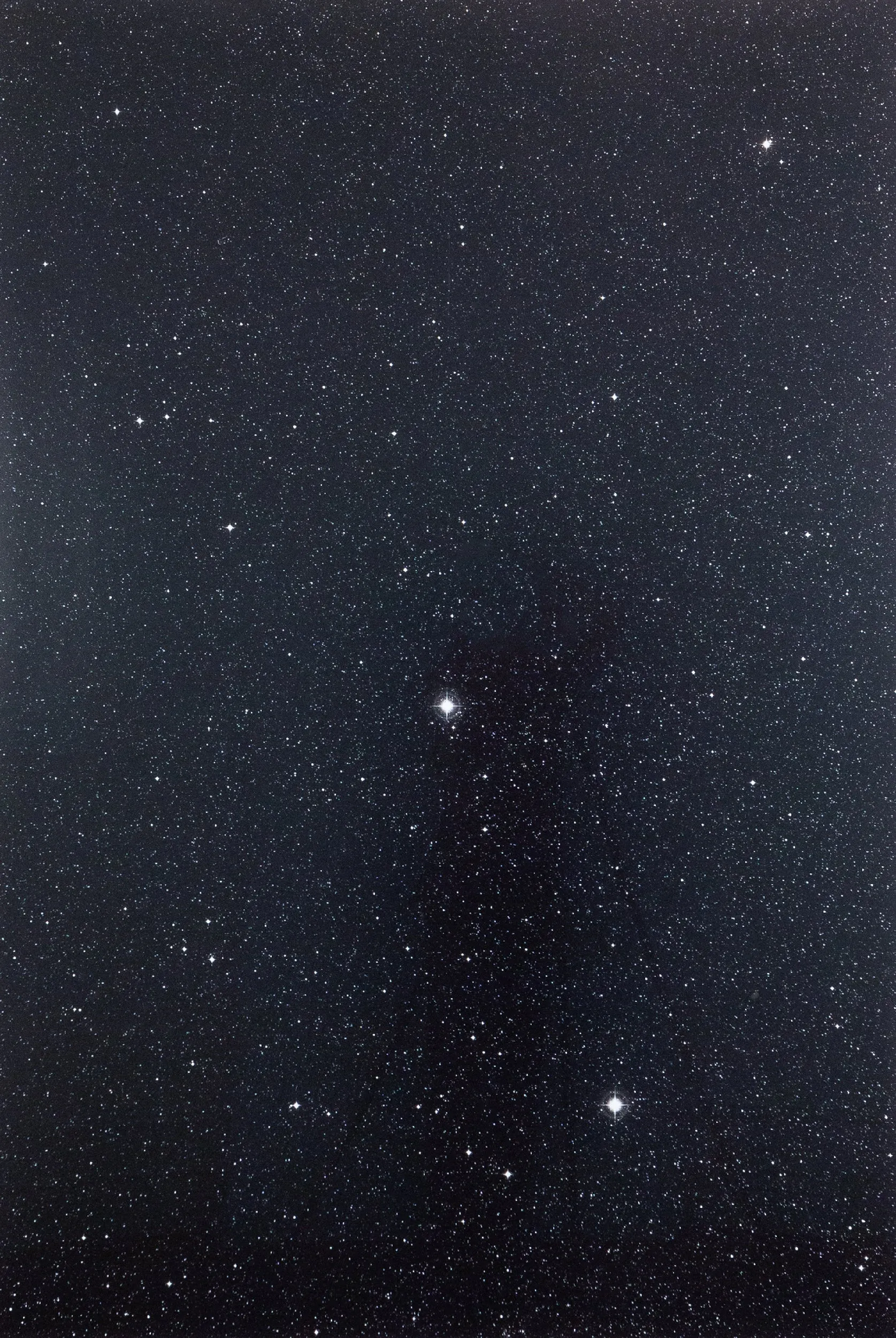 THOMAS RUFF "STAR 16H 08m/-25°" CHROMOGENIC PRINT, 1992