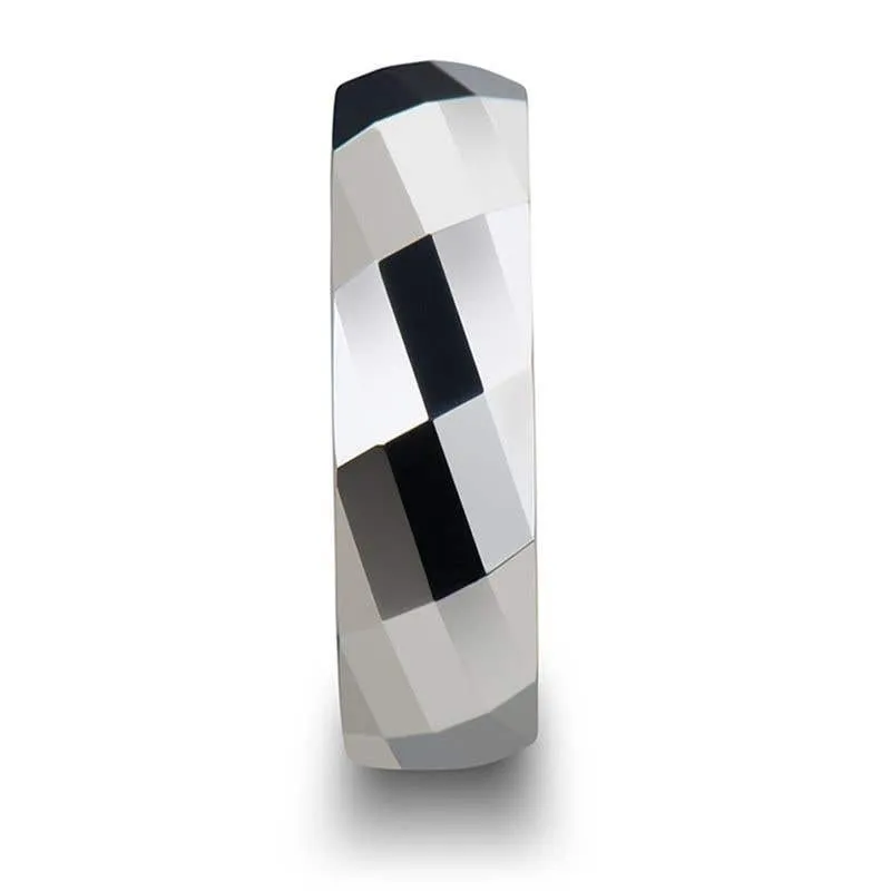 Thorsten ETERNITY Multi-Faceted Tungsten Carbide Band - 4mm 6mm 8mm