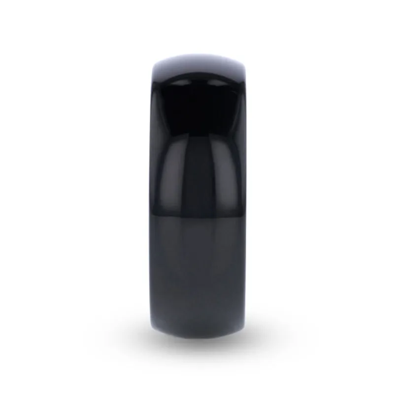 Thorsten RAVEN Domed Black Tungsten Wedding Band - 4mm - 12mm