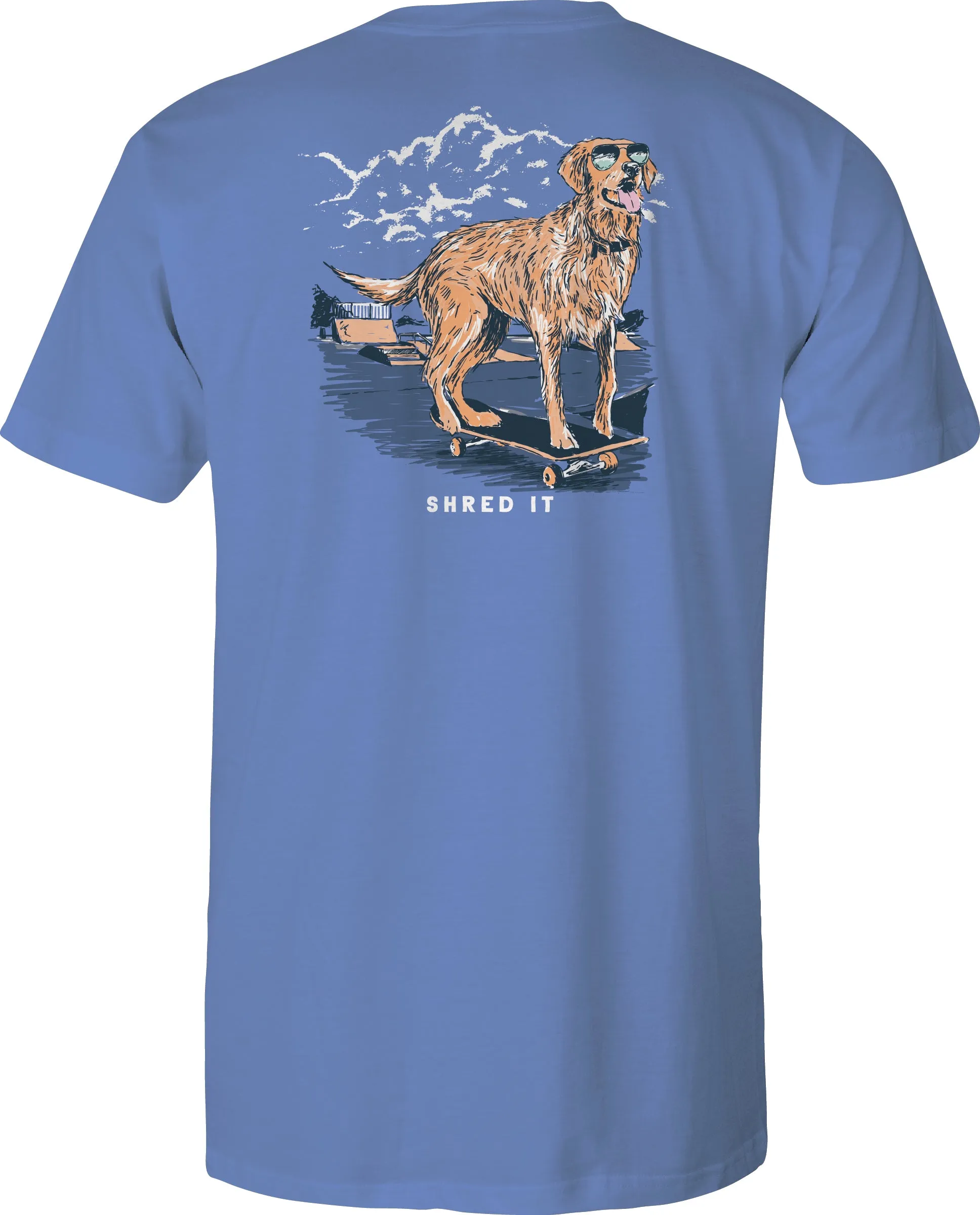 Toddler Short Sleeve Tee - Shred It Skater - Dusk