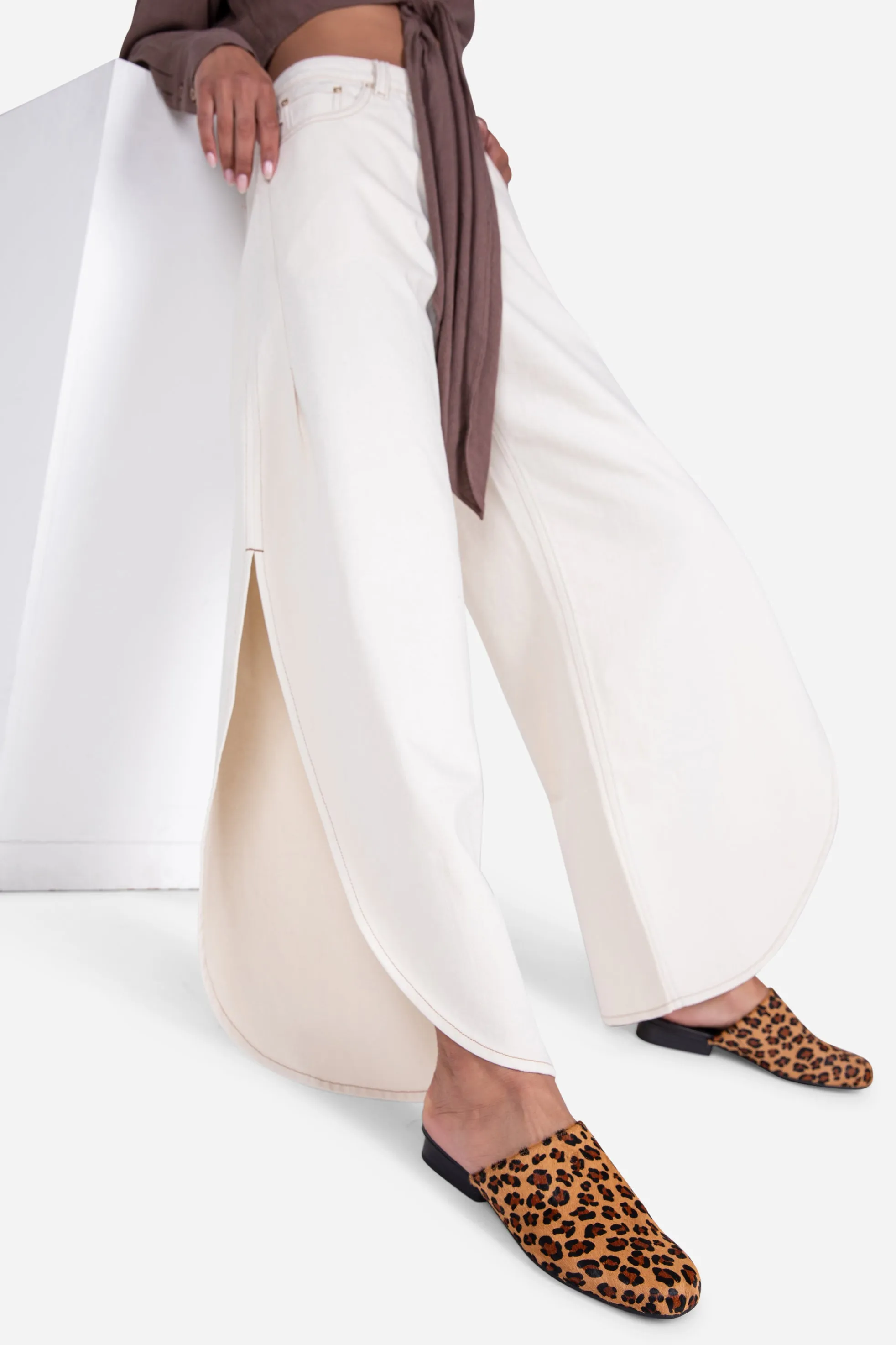 TOUCH COWHIDE SLIP ON