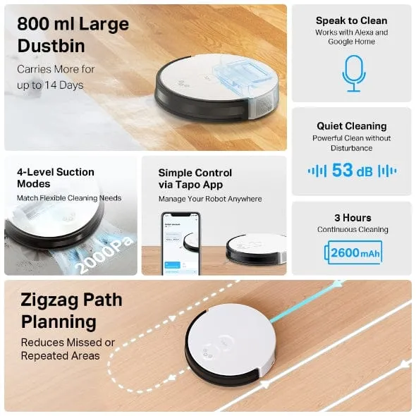 TP-Link Tapo Robot Vacuum RV10 Lite