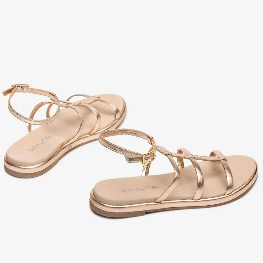 Unisa Clisa Gladiator Sandal  Ballet Gold