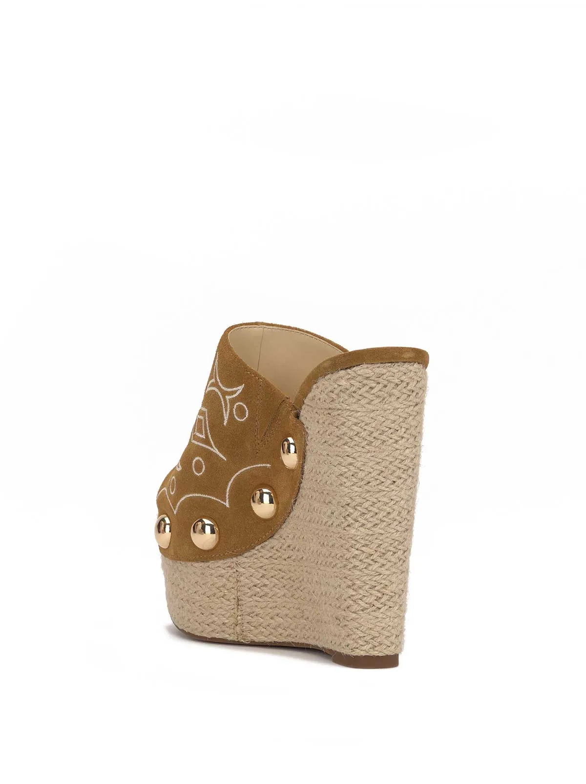 Vadim Espadrille Wedge in Saddle Ranch