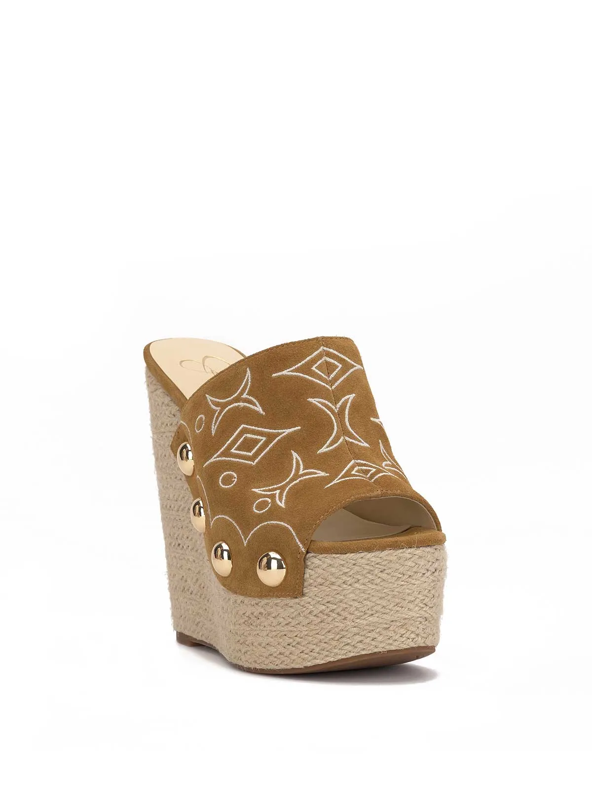 Vadim Espadrille Wedge in Saddle Ranch