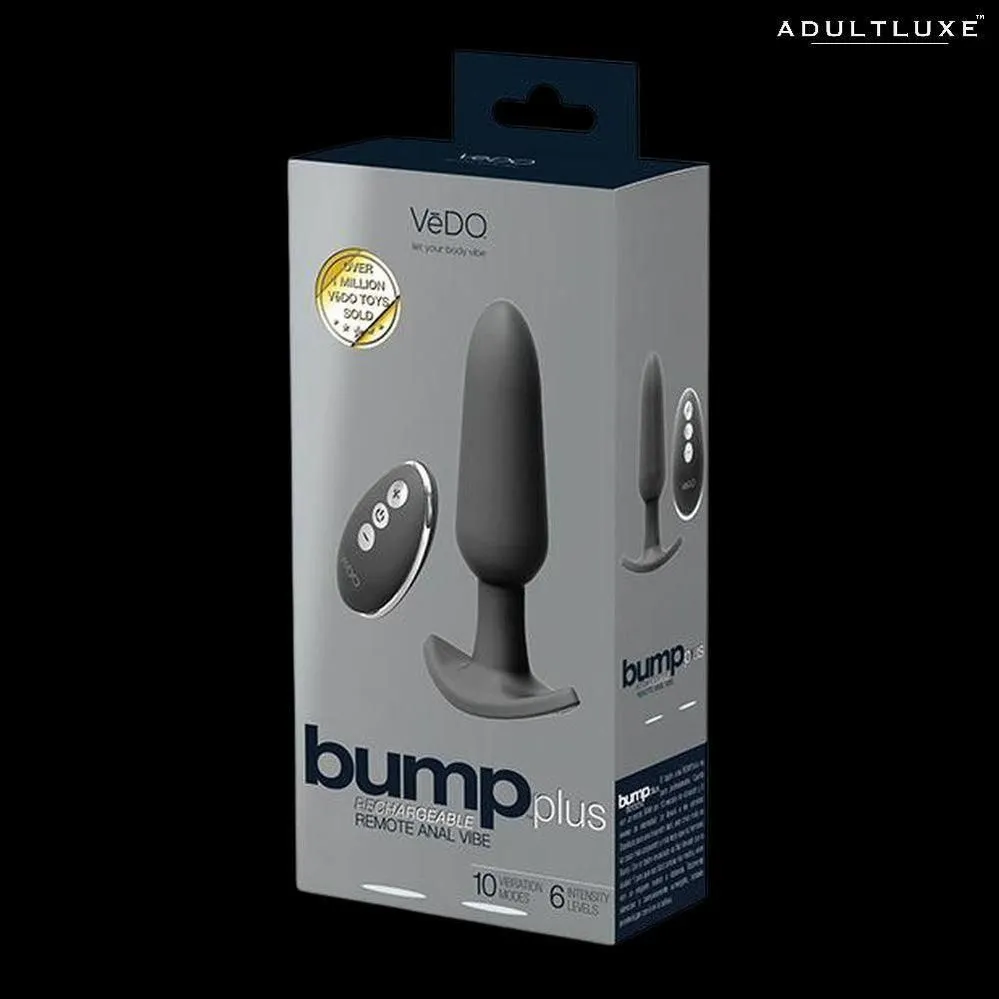 Vedo Bump Plus Rechargeable Remote Control Anal Vibe