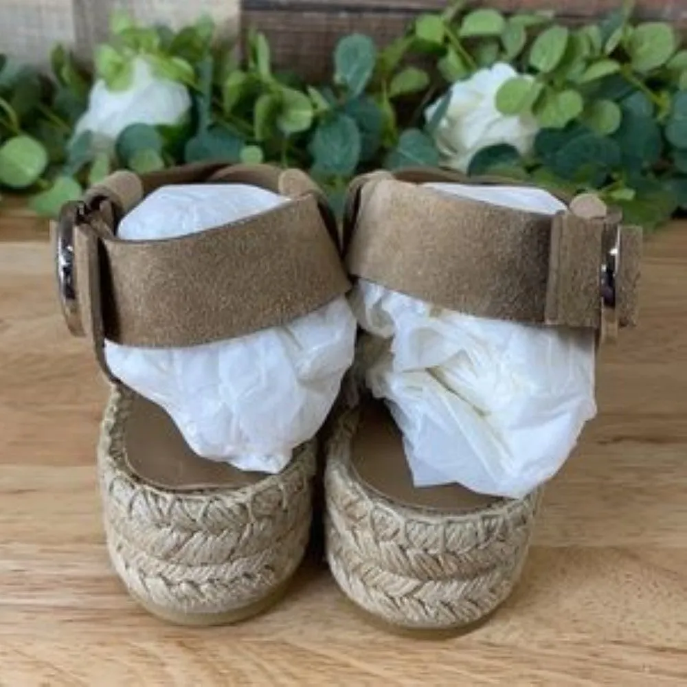 Via Spiga Gia Espadrille Sandals Brown Size 8
