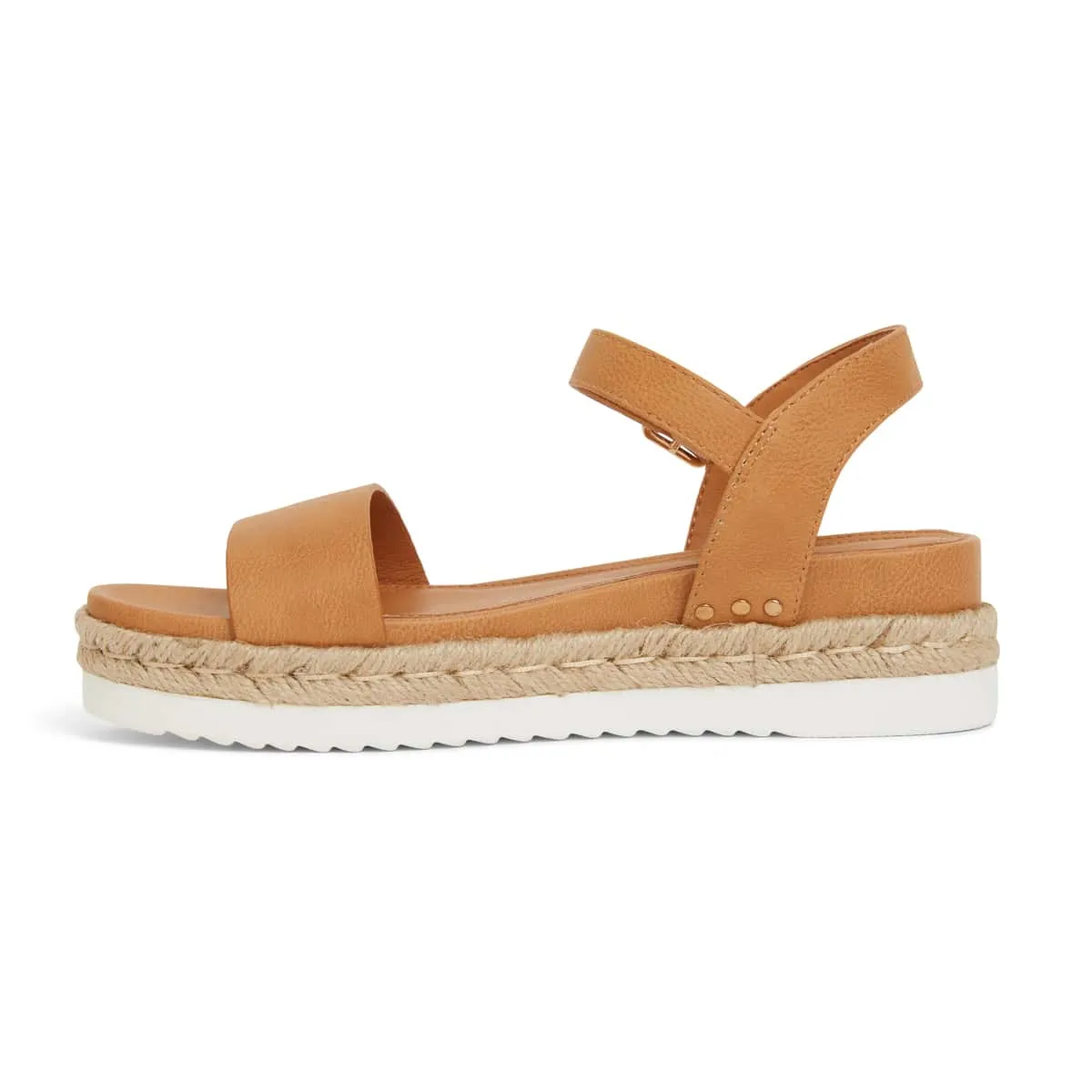 Wander Espadrille in Camel Smooth