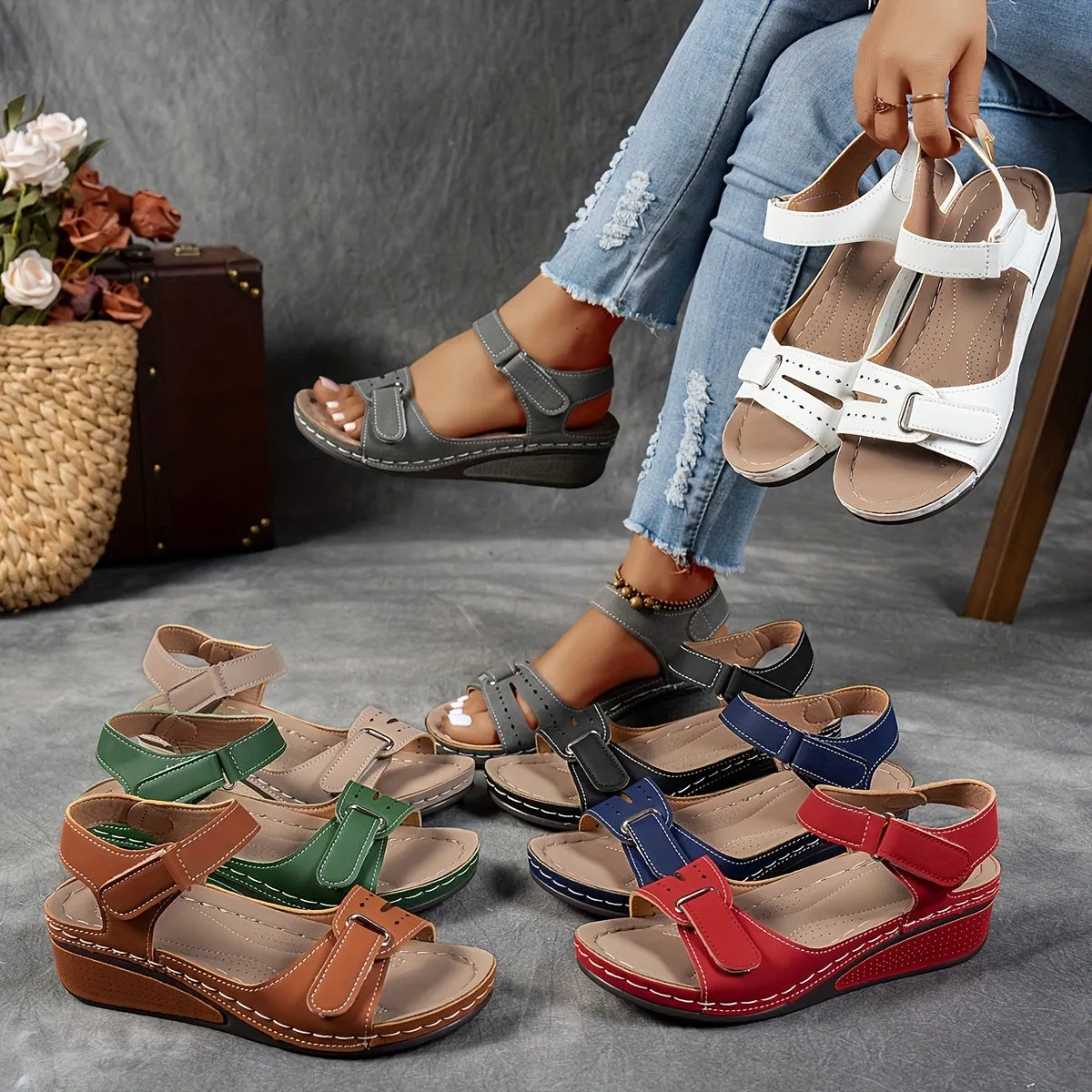 Wedge Sandals | Summer Comfort | Casual Open Toe