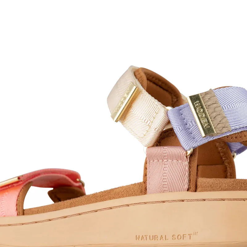 WODEN Line Sandals in Butter Multi