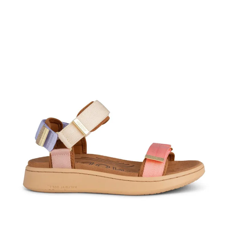 WODEN Line Sandals in Butter Multi
