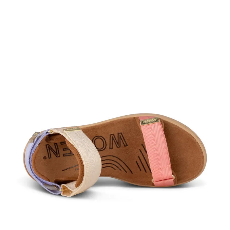 WODEN Line Sandals in Butter Multi
