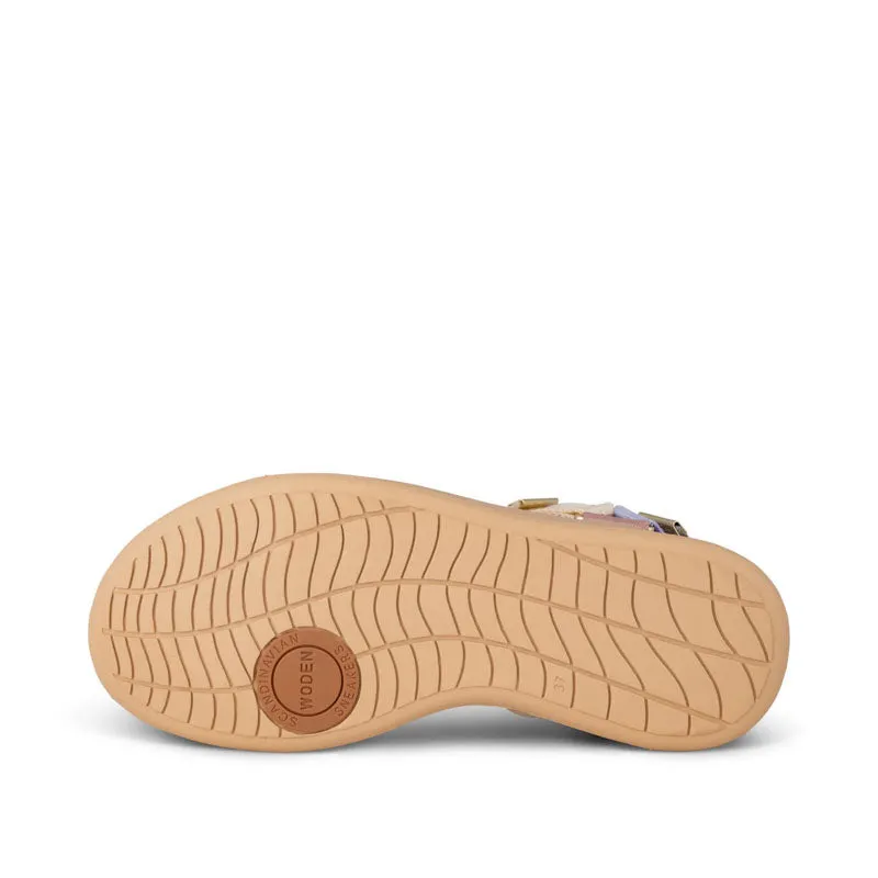WODEN Line Sandals in Butter Multi