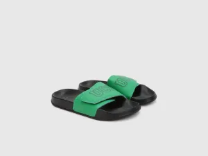 Women Printed Velcro Sliders