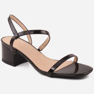 Women "LISA" Block Heel Flexi Ankle Strap Sandals