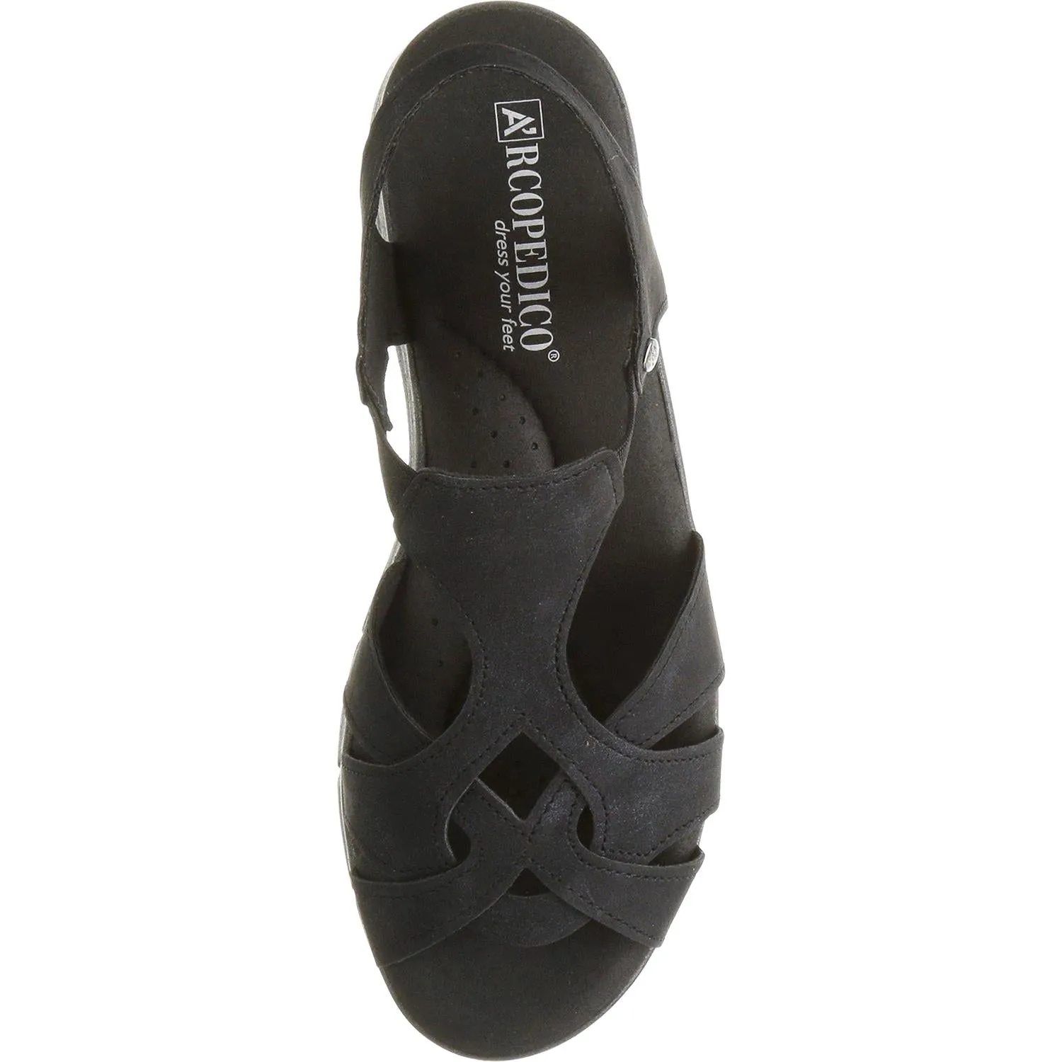 Women's Arcopedico Selfie Black Lytech