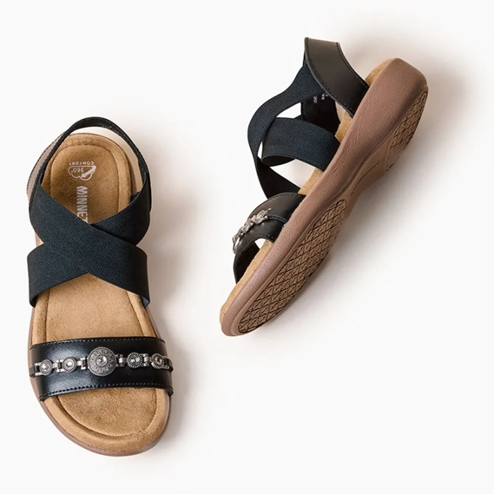 Women's Brida Sandal - Black - 511001