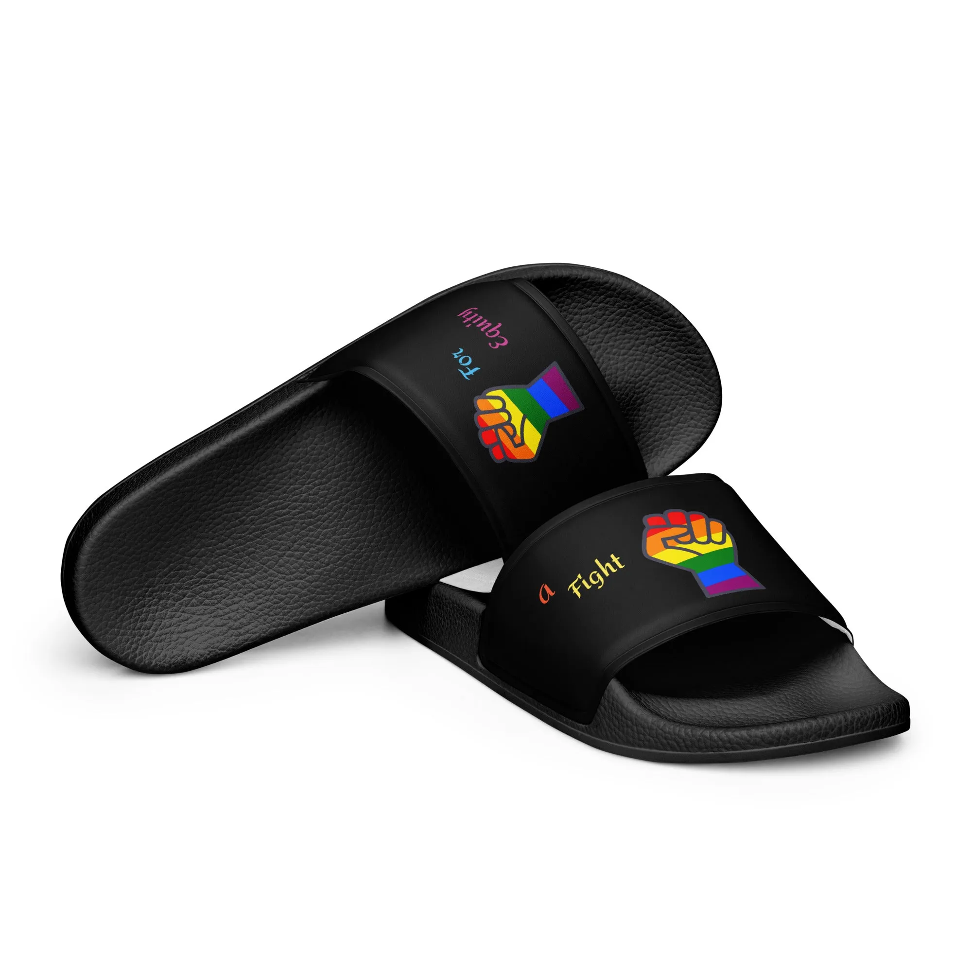 Women's Rainbow Slides