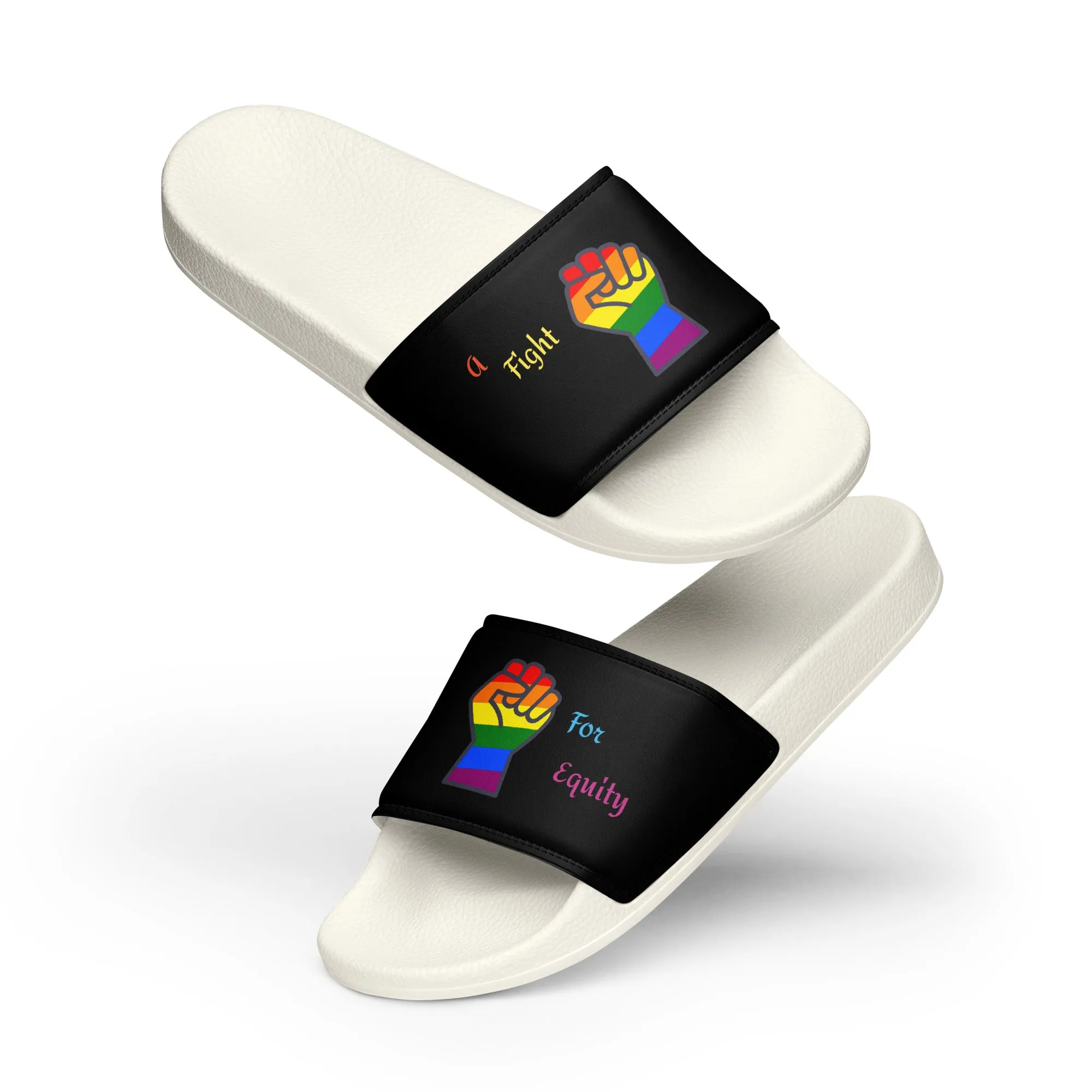 Women's Rainbow Slides