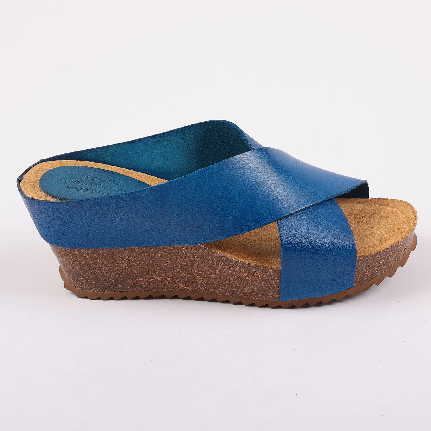 X Sandals in Blue