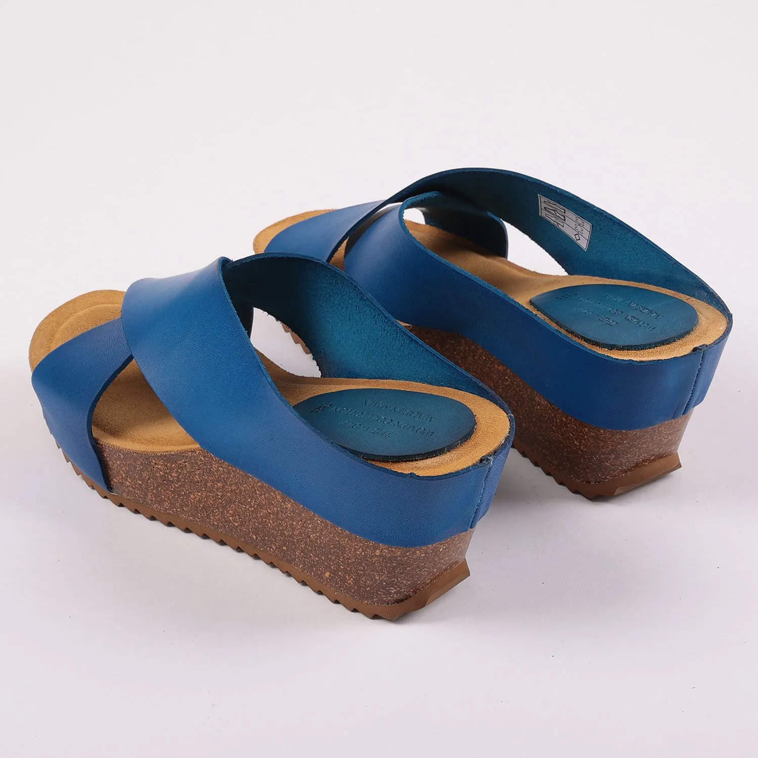 X Sandals in Blue