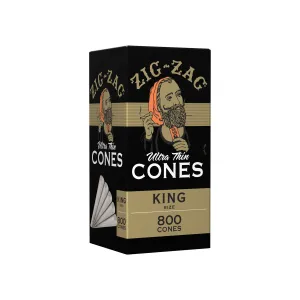 Zig-Zag King Size Bulk Cones - (800 Cones Per Bulk Box)